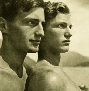 The Brothers, 1928 by Rudolph Koppitz